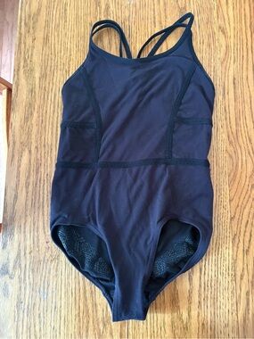Ivivva Black Girls' Strappy Dance Leotard